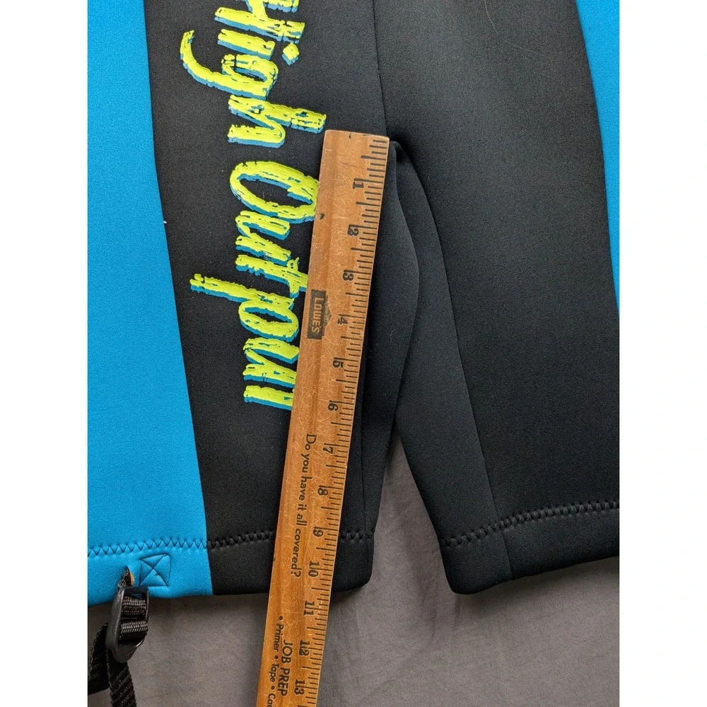 High Sports High‎ Output  Neoprene Wetsuit Shorty Blue Neon Yellow Large
